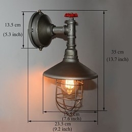 Nové Retro Loft Vintage Industrial Edison Nástěnné svítidlo Závěsné svítidlo