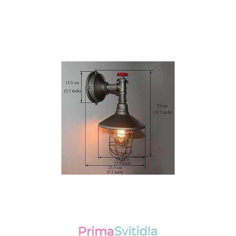 Nové Retro Loft Vintage Industrial Edison Nástěnné svítidlo Závěsné svítidlo