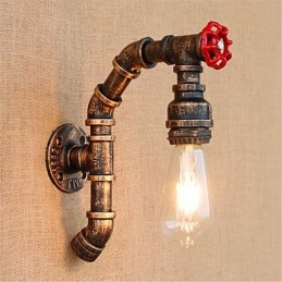 Rustic Lodge Antique Mosazný prvek pro nástěnné svítidlo s okolním osvětlením