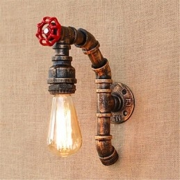 Rustic Lodge Antique Mosazný prvek pro nástěnné svítidlo s okolním osvětlením
