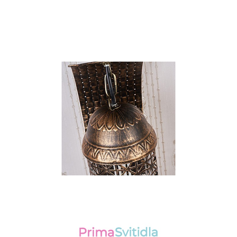 Nástěnné svítidlo ve stylu rustikální Lodge pro nástěnné svítidlo s uplight nástěnným svítidlem