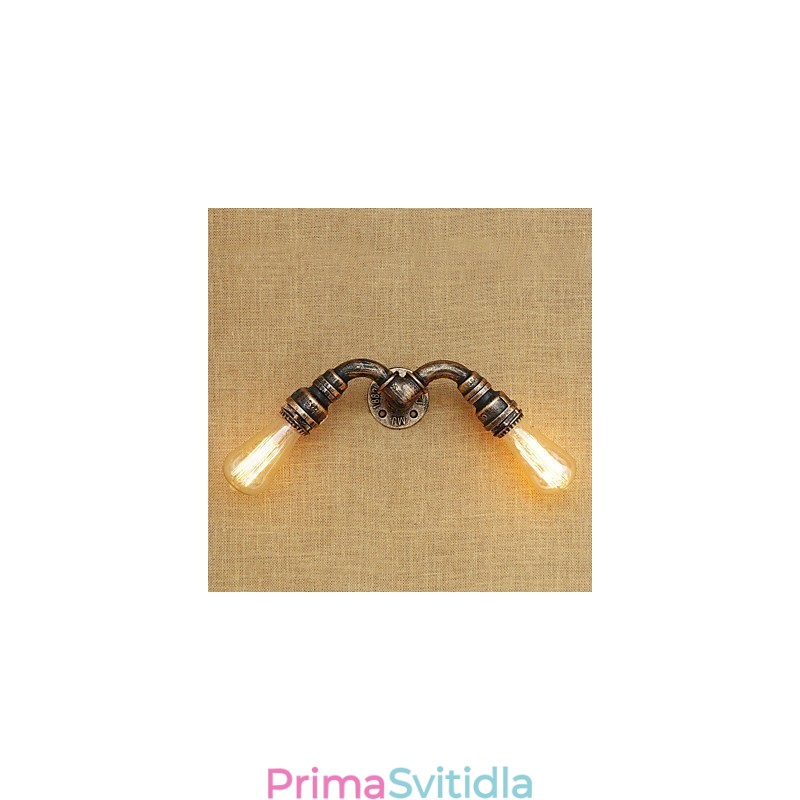 Funkce country retro malby pro nástěnné svítidlo s okolním osvětlením v mini stylu