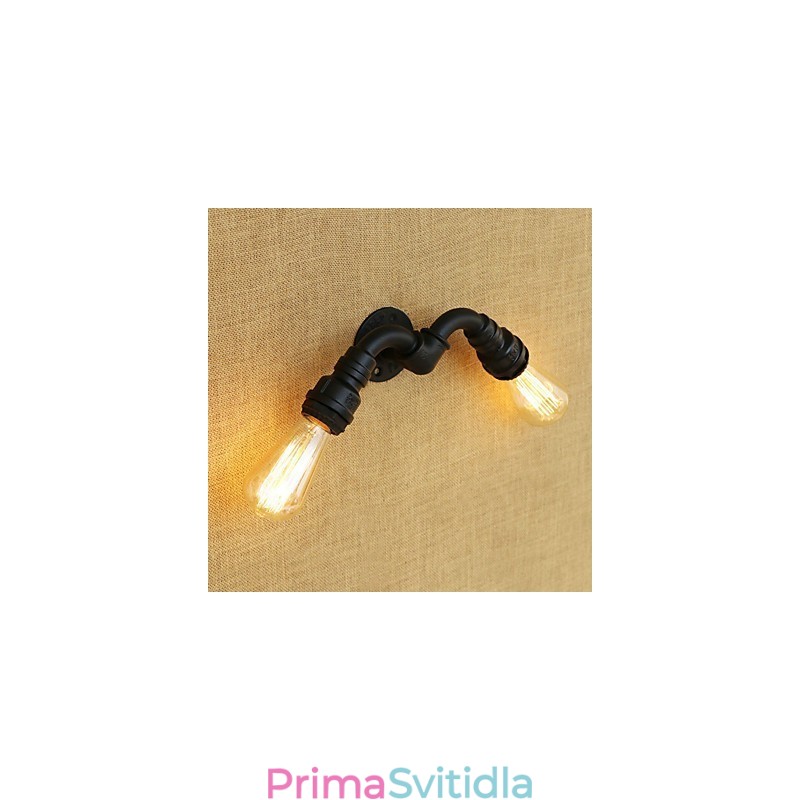 Funkce country retro malby pro nástěnné svítidlo s okolním osvětlením v mini stylu