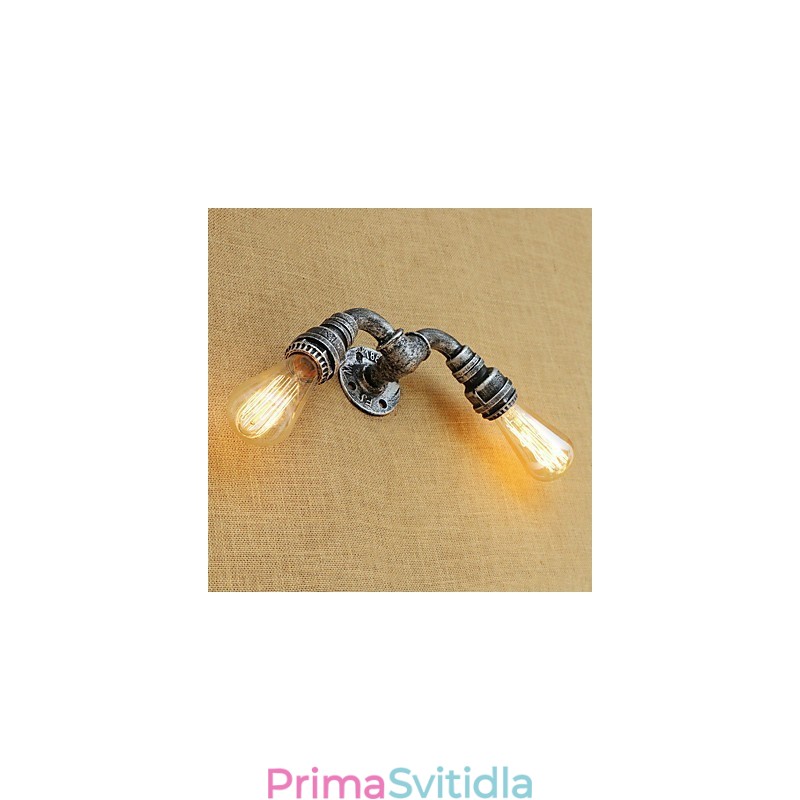 Funkce country retro malby pro nástěnné svítidlo s okolním osvětlením v mini stylu