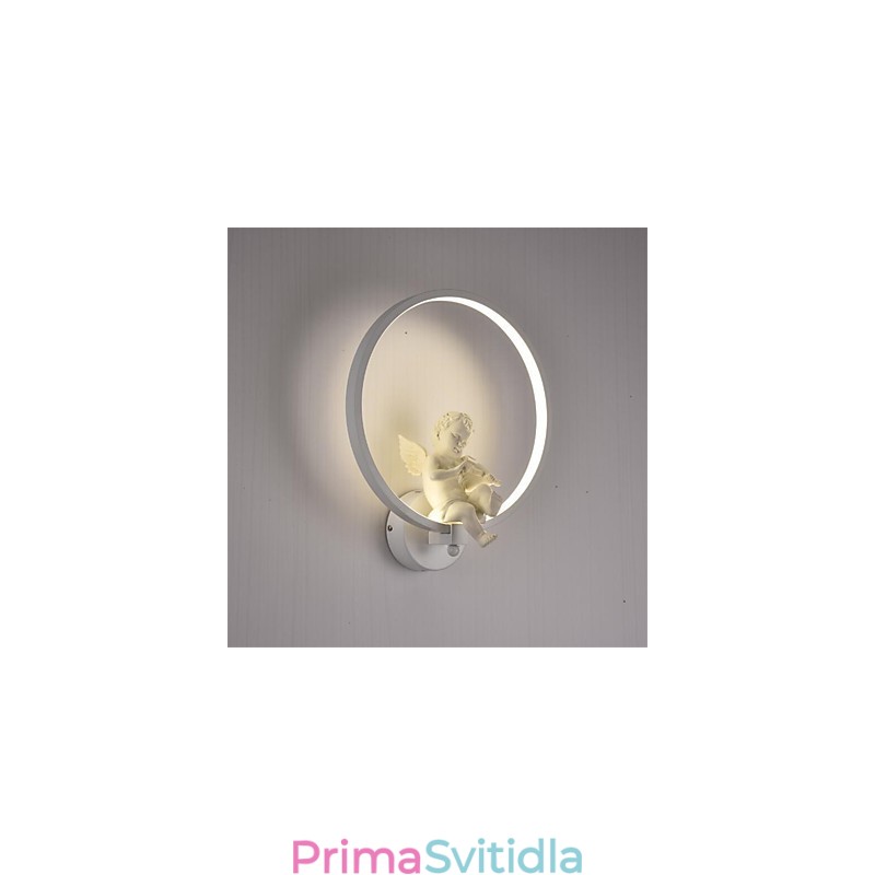Integrované moderní moderní nástěnné nástěnné svítidlo s okolním osvětlením v mini stylu