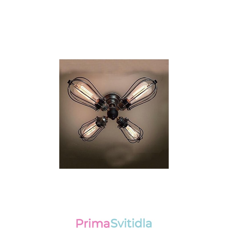 Kovová zapuštěná montáž ve stylu Vintage Mini