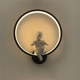 Integrované moderní moderní nástěnné nástěnné svítidlo s okolním osvětlením v mini stylu