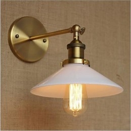 Moderní moderní country retro starožitný mosazný prvek pro ambientní nástěnné osvětlení v mini stylu