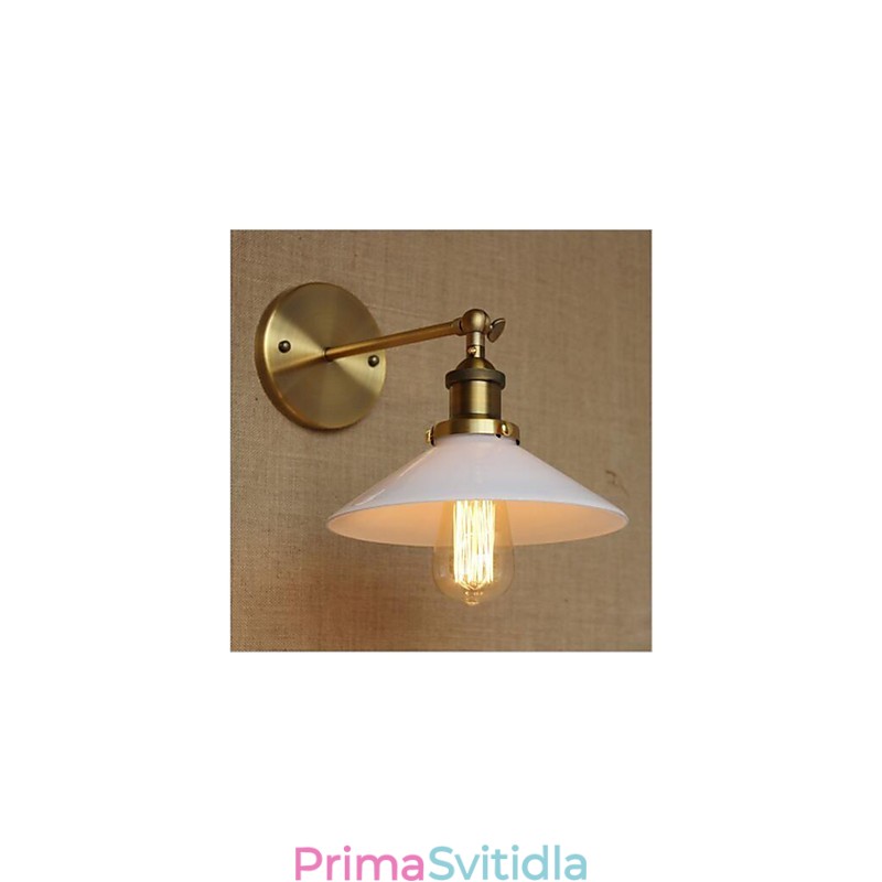 Moderní moderní country retro starožitný mosazný prvek pro ambientní nástěnné osvětlení v mini stylu
