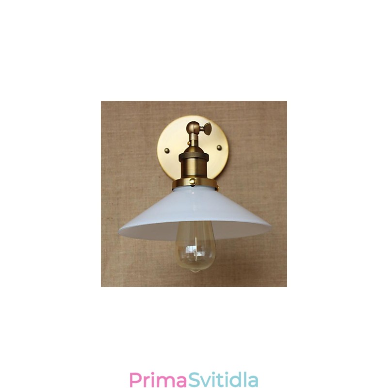 Moderní moderní country retro starožitný mosazný prvek pro ambientní nástěnné osvětlení v mini stylu