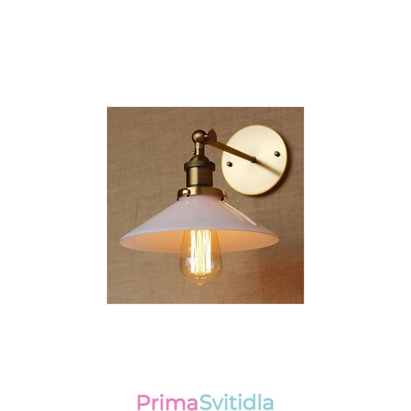 Moderní moderní country retro starožitný mosazný prvek pro ambientní nástěnné osvětlení v mini stylu