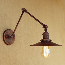 Rustikální Lodge Country Retro Malba funkce pro Mini Style Swing Arm Ambient Light Swing