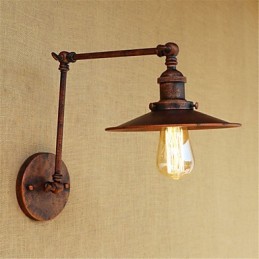 Rustikální Lodge Country Retro Malba funkce pro Mini Style Swing Arm Ambient Light Swing