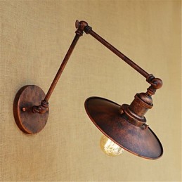 Rustikální Lodge Country Retro Malba funkce pro Mini Style Swing Arm Ambient Light Swing