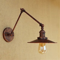 Rustikální Lodge Country Retro Malba funkce pro Mini Style Swing Arm Ambient Light Swing