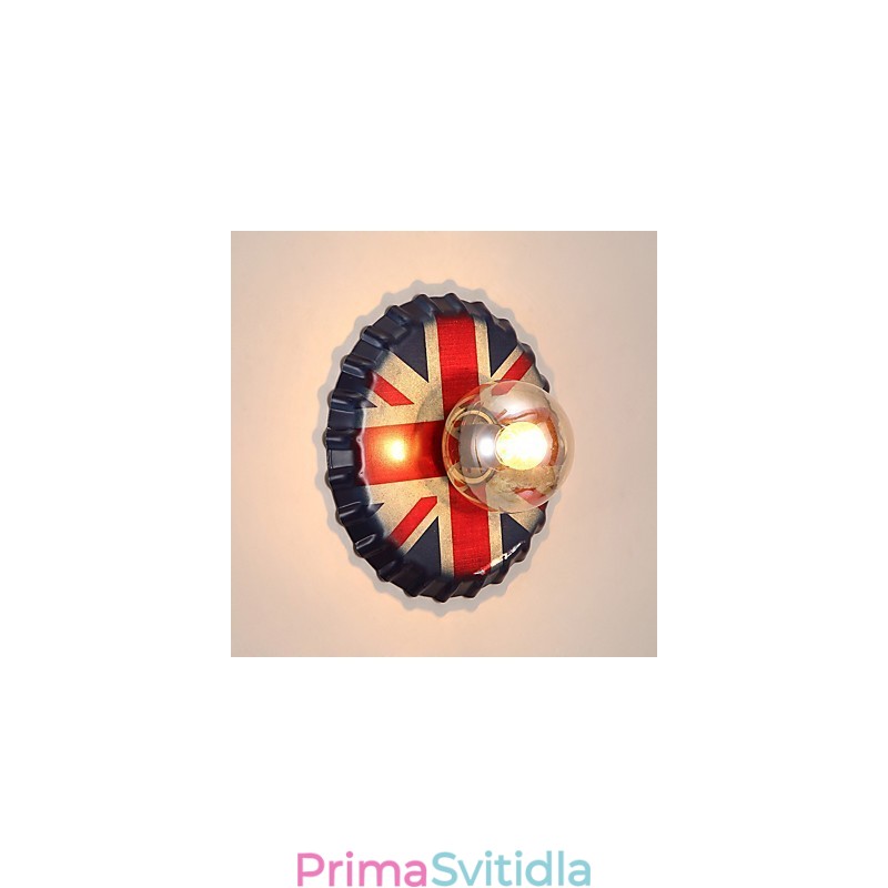 Tradiční klasická rustikální venkovská malba pro nástěnné nástěnné svítidlo s okolním osvětlením v mini stylu