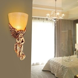 Moderní současná tradiční klasická rustikální malba Lodge pro okolní světlo v mini stylu