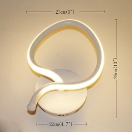 Moderní minimalistická nástěnná lampa noční kreativní lampa do chodby hliníkové osvětlení