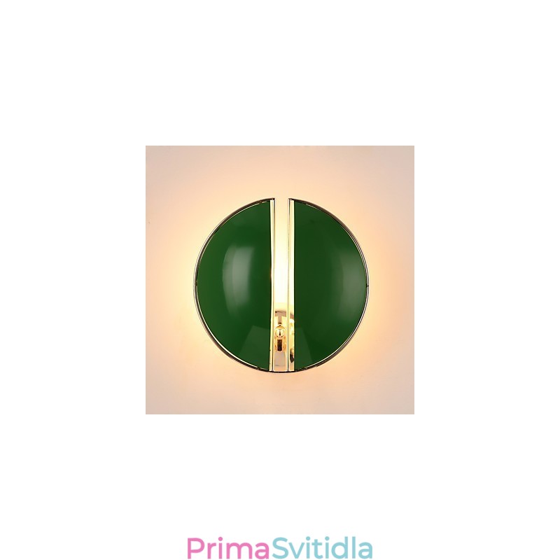 Moderní současná vintage malba pro nástěnné svítidlo v mini stylu uplight