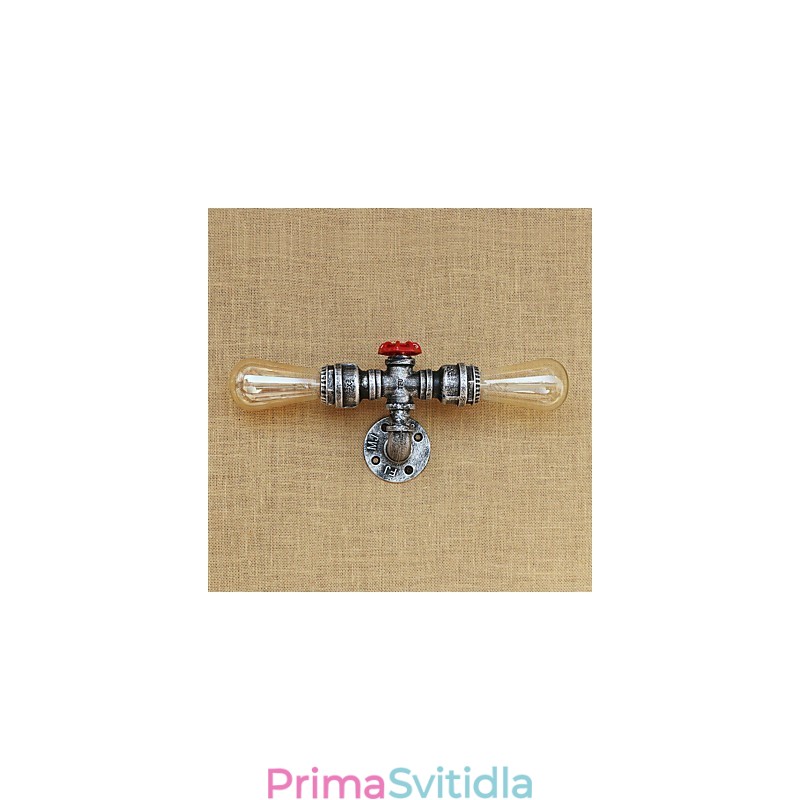 Funkce country retro malby pro nástěnné svítidlo s okolním osvětlením v mini stylu