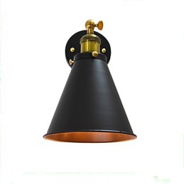 Light Buzz Paint Single Wall Iron Wall Lamp Němá černá lampa se světelným mečem na zdi