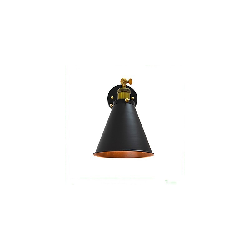 Light Buzz Paint Single Wall Iron Wall Lamp Němá černá lampa se světelným mečem na zdi