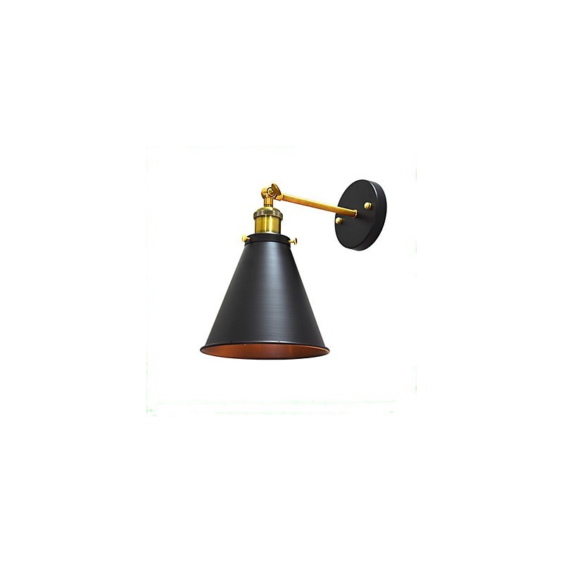 Light Buzz Paint Single Wall Iron Wall Lamp Němá černá lampa se světelným mečem na zdi