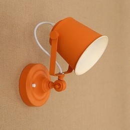 Funkce country retro malby Nastavitelná pro ochranu očí Swing Arm Downlight Nástěnná světla Nástěnná svítidla
