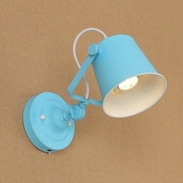 Funkce country retro malby Nastavitelná pro ochranu očí Swing Arm Downlight Nástěnná světla Nástěnná svítidla