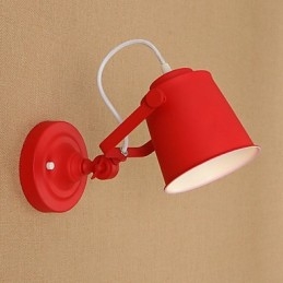 Funkce country retro malby Nastavitelná pro ochranu očí Swing Arm Downlight Nástěnná světla Nástěnná svítidla