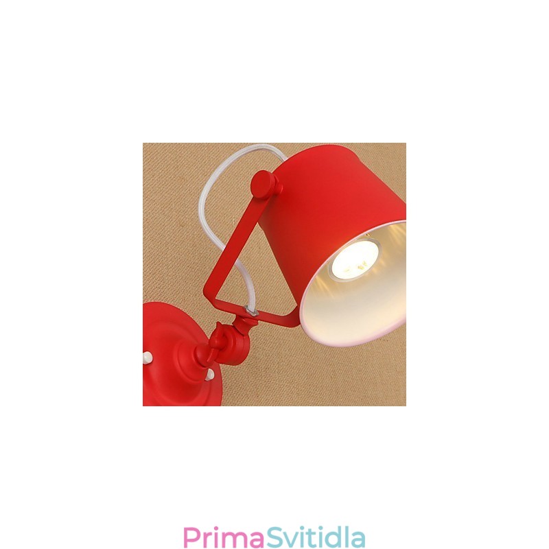 Funkce country retro malby Nastavitelná pro ochranu očí Swing Arm Downlight Nástěnná světla Nástěnná svítidla