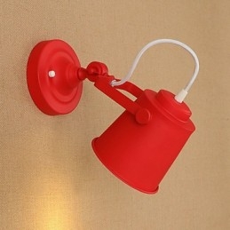 Funkce country retro malby Nastavitelná pro ochranu očí Swing Arm Downlight Nástěnná světla Nástěnná svítidla