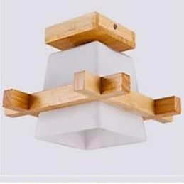 Moderní čínská lampa obývací pokoj ložnice veranda lampa na verandě dřevěné umění