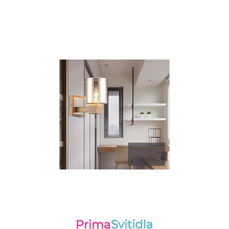 Moderní funkce s povrchovou úpravou z černého oxidu pro nástěnné svítidlo Uplight