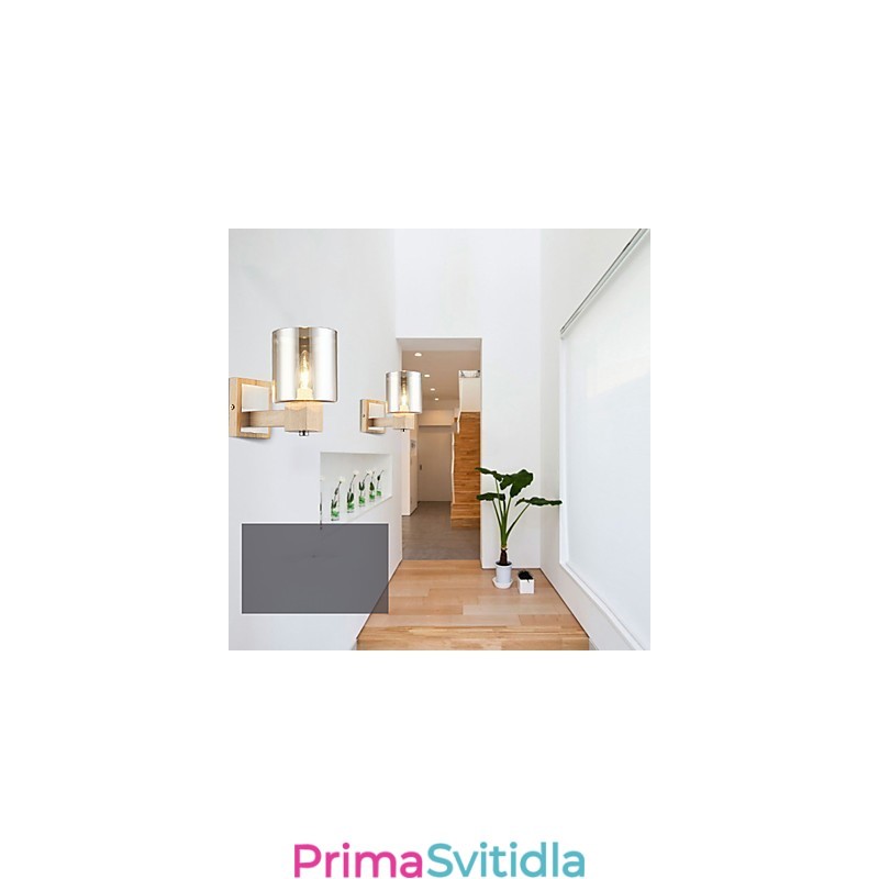 Moderní funkce s povrchovou úpravou z černého oxidu pro nástěnné svítidlo Uplight