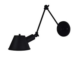 Nástěnné světlo Nástěnné svítidla Nástěnné železo Nástěnná lampa Němá černá lampa se světelným mečem na zdi