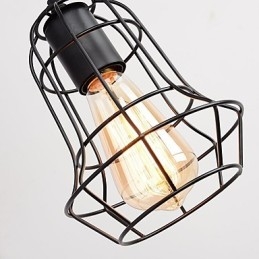 Industriální retro železná nástěnná lampa Creative Personality Lift Kladka Wall Lamp