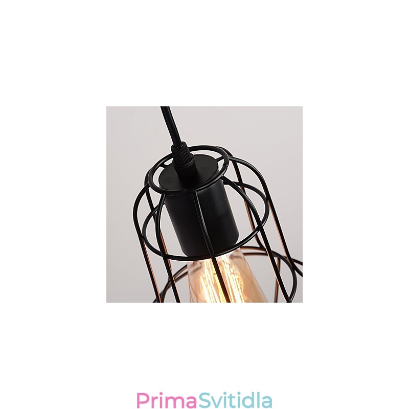 Industriální retro železná nástěnná lampa Creative Personality Lift Kladka Wall Lamp