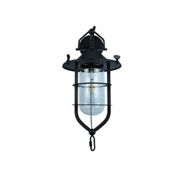 Světle malovaná ocelová nástěnná lampa Němá černá americká káva dekorace Retro nástěnná světelná lampa se světelným mečem na zdi