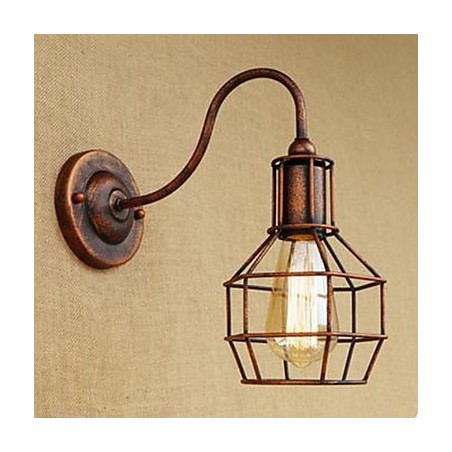 Iron Art Nostalgická a retro kreativní postava s dlouhým ramenem Rust Barva Studovna Obývací pokoj Vedoucí americké nástěnné lampy Iron Art Nostalgická a retro kreativní postava s dlouhým ramenem Rust Barva Studovna Obývací pokoj Vedoucí americké nástěnné lampy