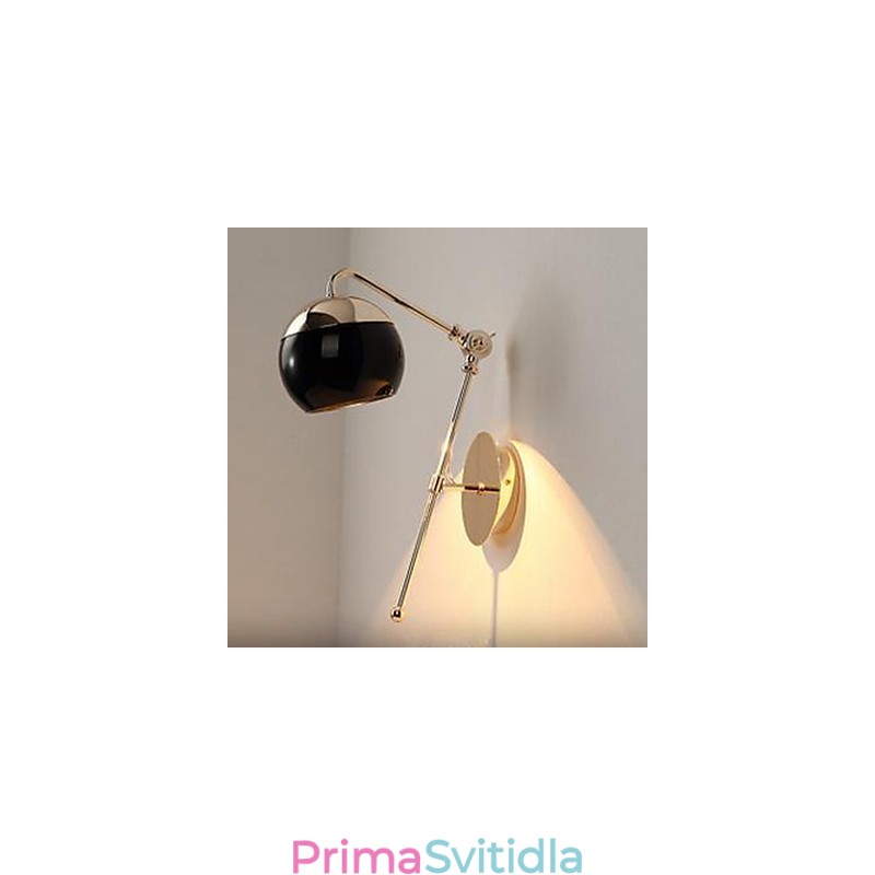 Moderní minimalismus kreativní nástěnná lampa obývací pokoj ložnice studie charakter skleněné designové nástěnné lampy