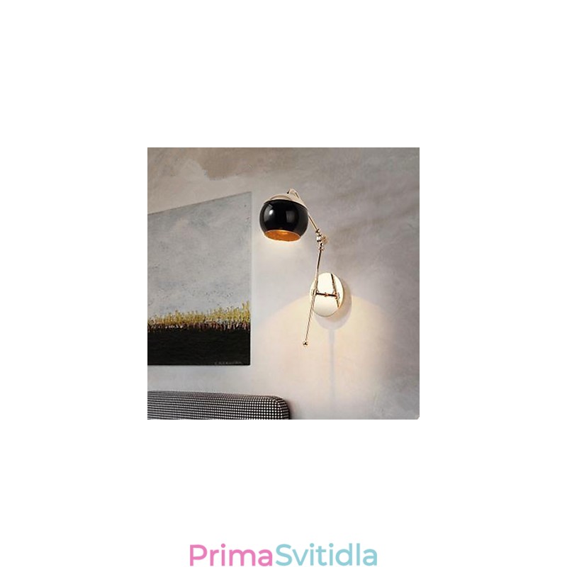 Moderní minimalismus kreativní nástěnná lampa obývací pokoj ložnice studie charakter skleněné designové nástěnné lampy
