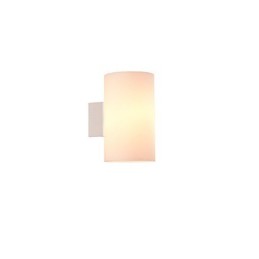Skleněná nástěnná lampa pro kovovou základnu a skleněné stínidlo pro světlo v ložnici