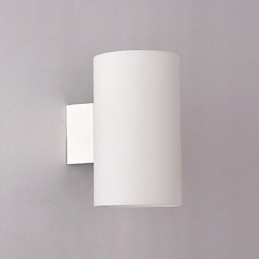 Skleněná nástěnná lampa pro kovovou základnu a skleněné stínidlo pro světlo v ložnici