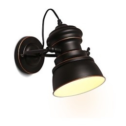 Vintage kovové nástěnné svítidla Industriální nástěnné svítidlo Simplicity Lamp pro osvětlení Cafe Club Bar