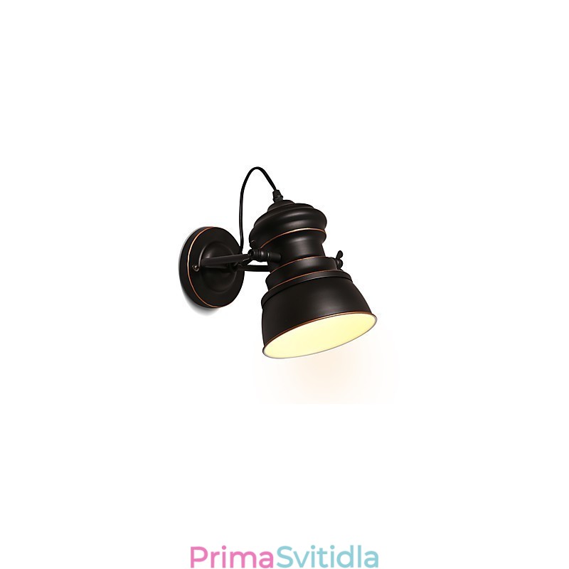 Vintage kovové nástěnné svítidla Industriální nástěnné svítidlo Simplicity Lamp pro osvětlení Cafe Club Bar