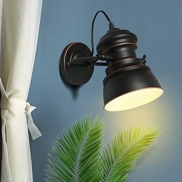 Vintage kovové nástěnné svítidla Industriální nástěnné svítidlo Simplicity Lamp pro osvětlení Cafe Club Bar
