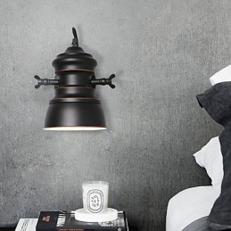 Vintage kovové nástěnné svítidla Industriální nástěnné svítidlo Simplicity Lamp pro osvětlení Cafe Club Bar