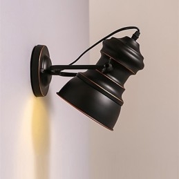 Vintage kovové nástěnné svítidla Industriální nástěnné svítidlo Simplicity Lamp pro osvětlení Cafe Club Bar