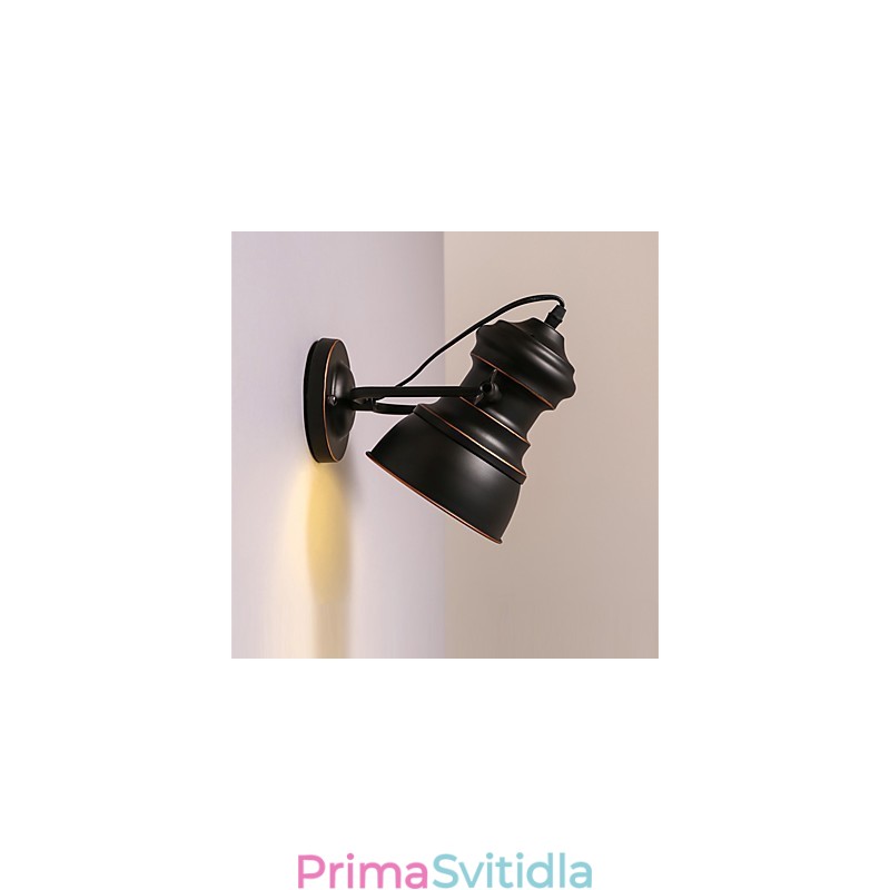 Vintage kovové nástěnné svítidla Industriální nástěnné svítidlo Simplicity Lamp pro osvětlení Cafe Club Bar